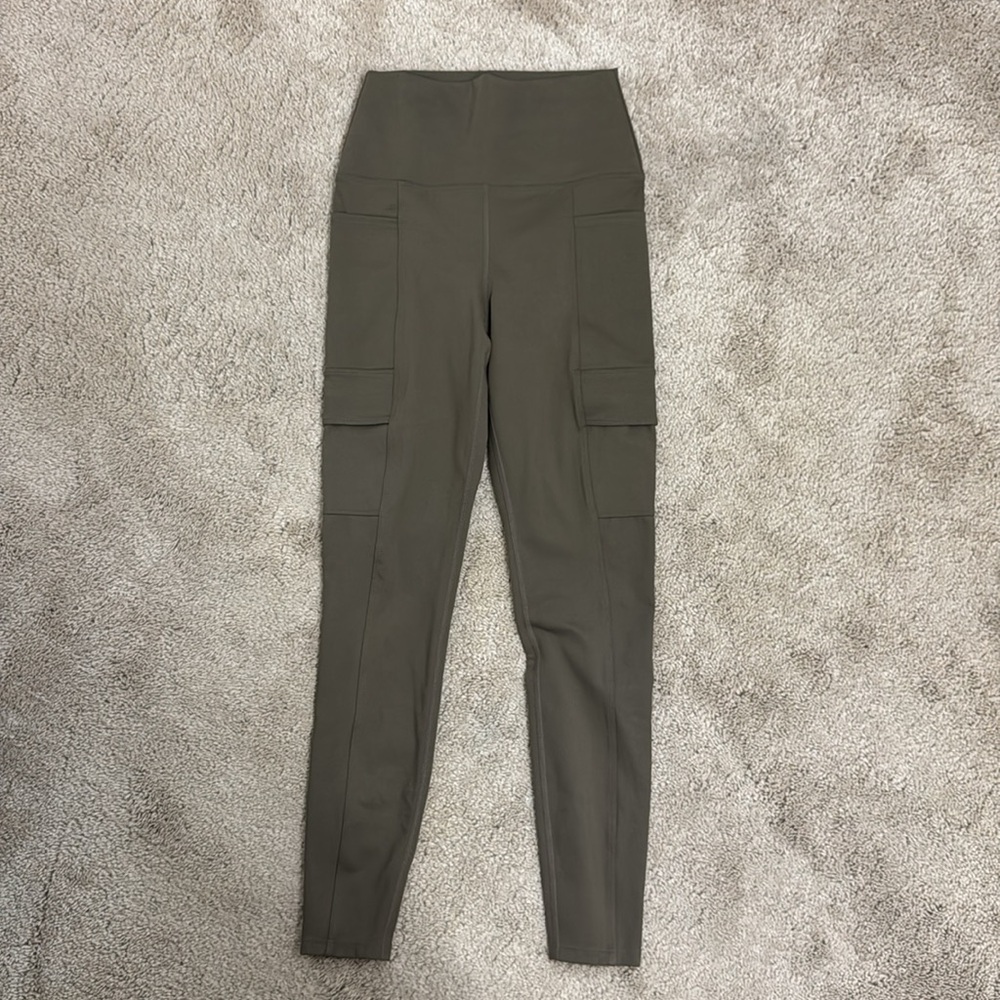Carbon38 Utility Cargo Green High Rise Full Lengt… - image 5